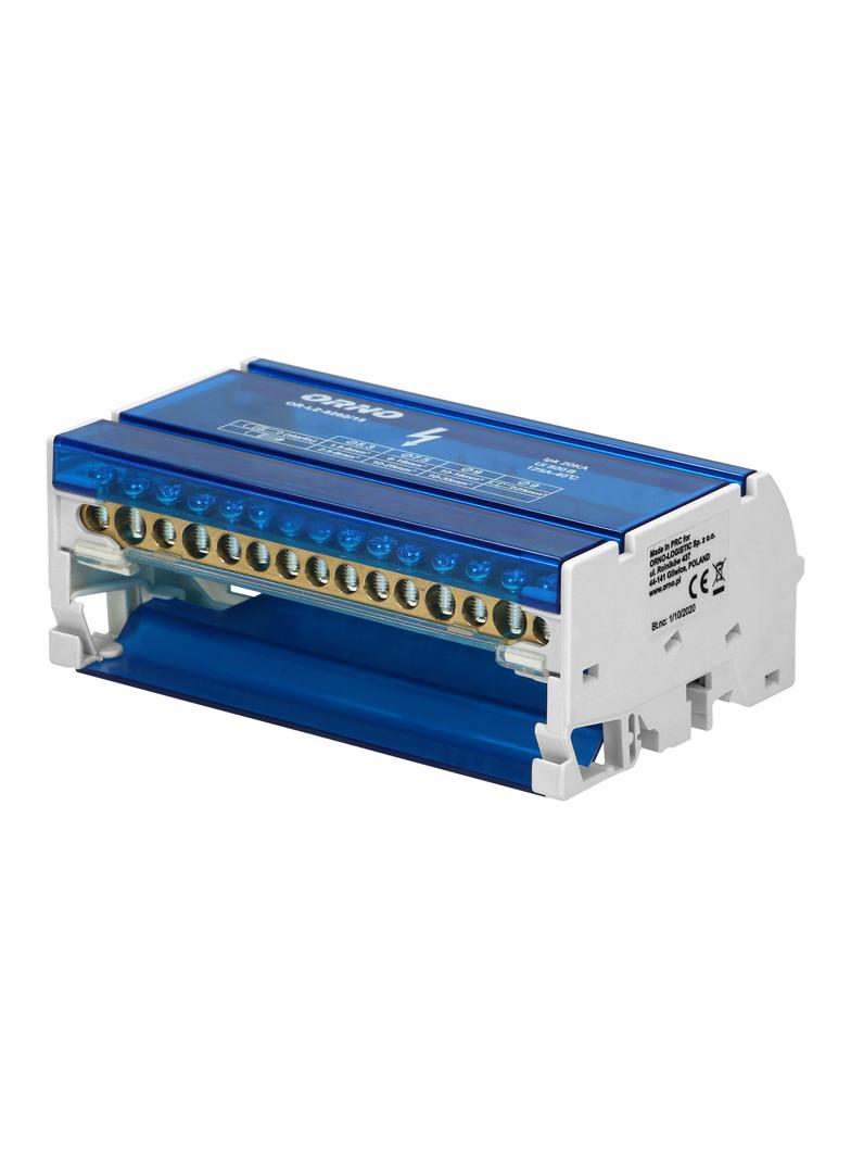 Blok rozdzielczy 4-rzędowy 15 przewodów OR-LZ-8202/15 ORNO