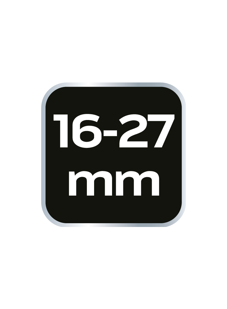 Opaska ślimakowa 16-27/9 mm, W4, 3 szt.