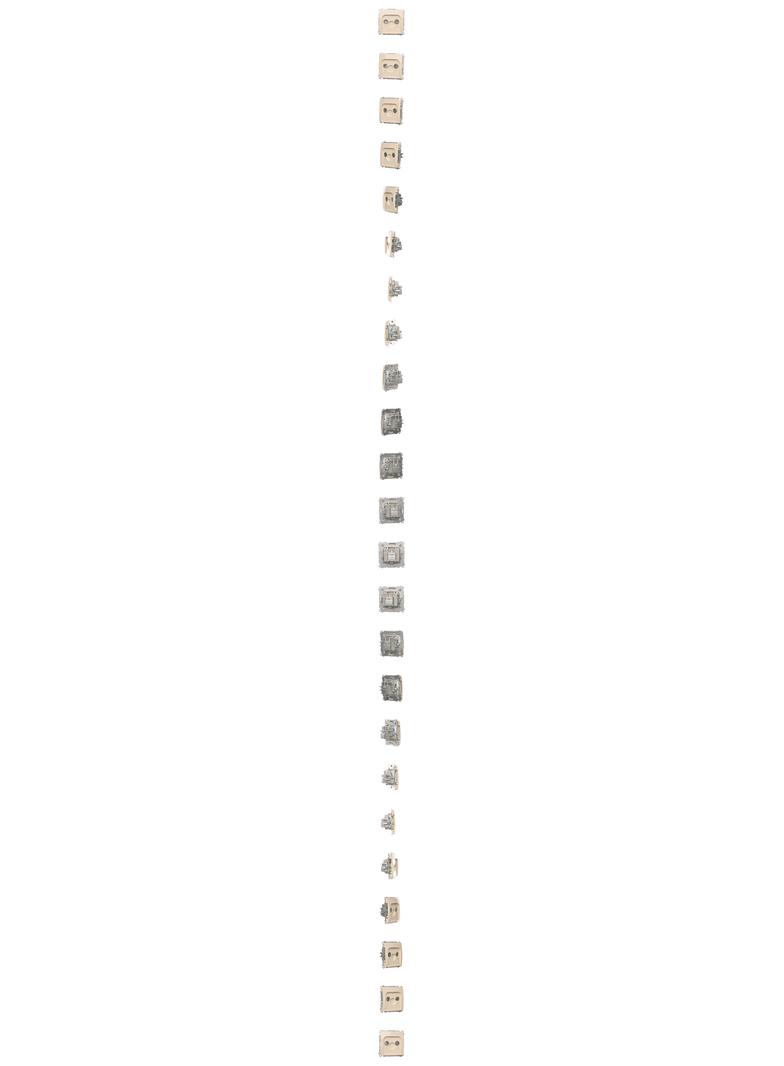 Simon Basic Gniazdo antenowe R-TV przelotowe 10 dB 1x wejście: 5–862 MHz beż