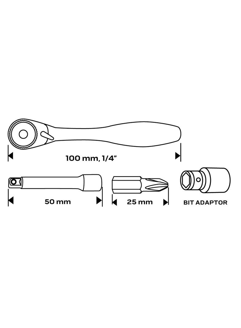 Zestaw bitów, 26 szt.