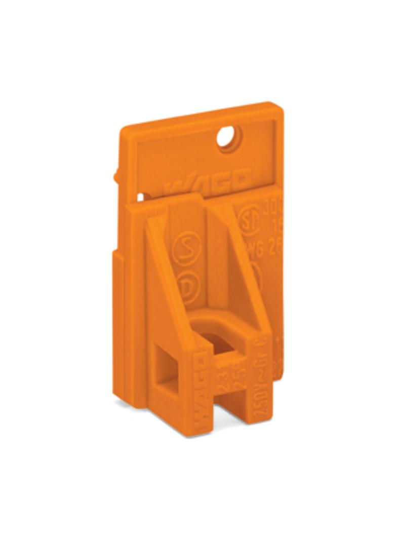 ścianka końcowa pomarańczowa z mocowaniem śrubowym