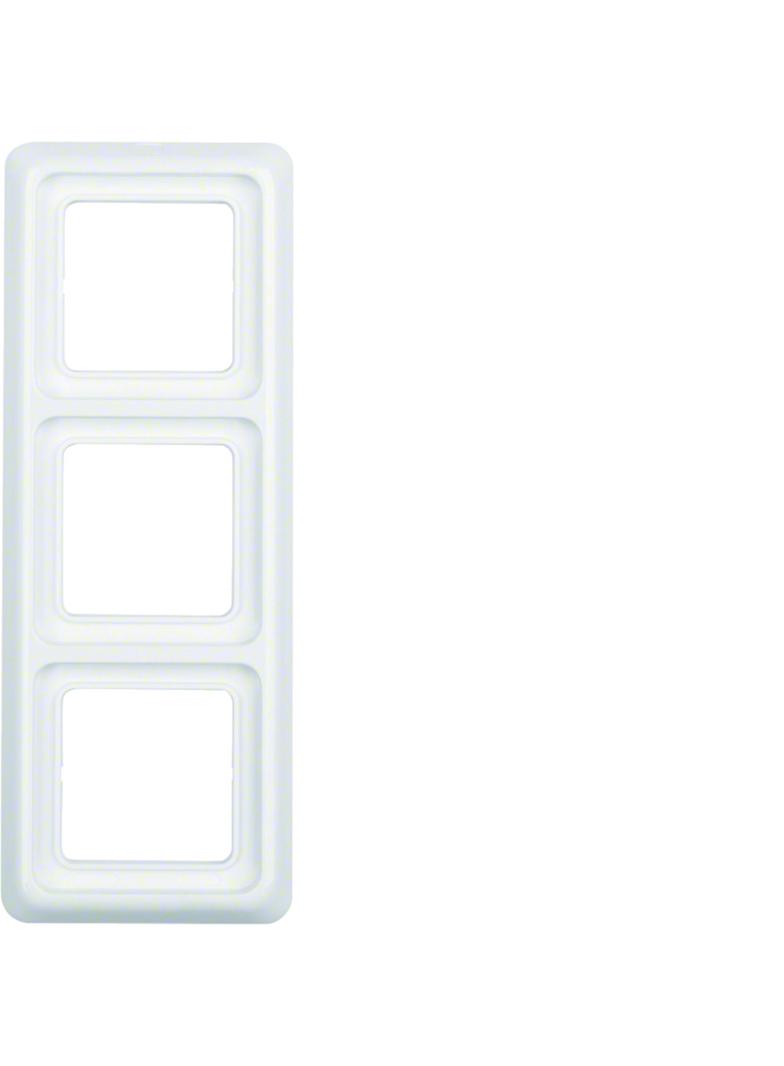 IP44 Ramka 3-krotna z uszczelką biały Berker 53133009 WWD1300PW HAGER