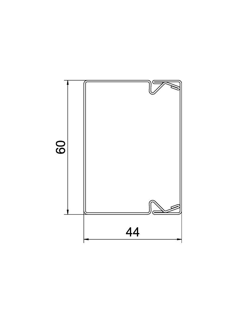 KANAŁY METAL.LKM 40X60 FS