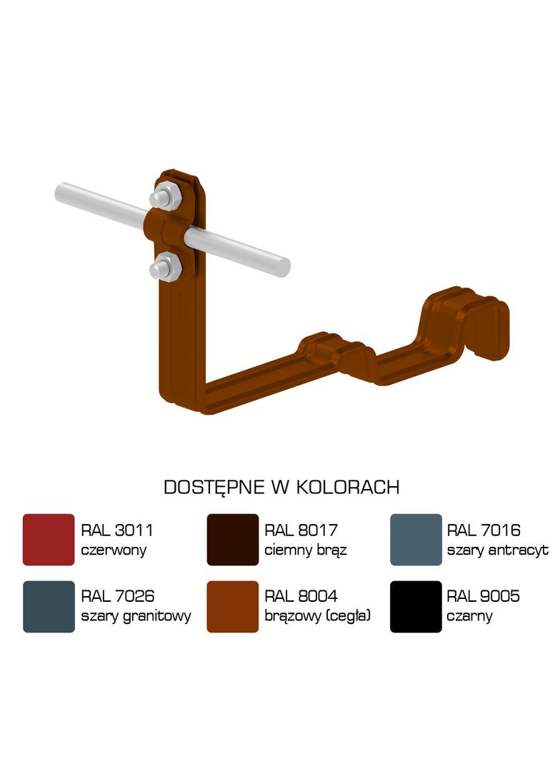 AN-26L/LA/-N Uchwyt dach.prof.pros.Z-śr. WZÓR 34 H=10cm /LA/