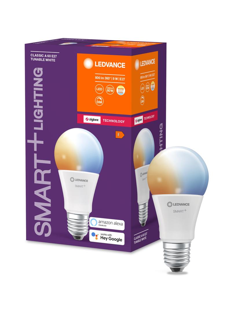 Lampa LED SMART+ ZB CL A Frosted TW 60 yes 9W/ E27