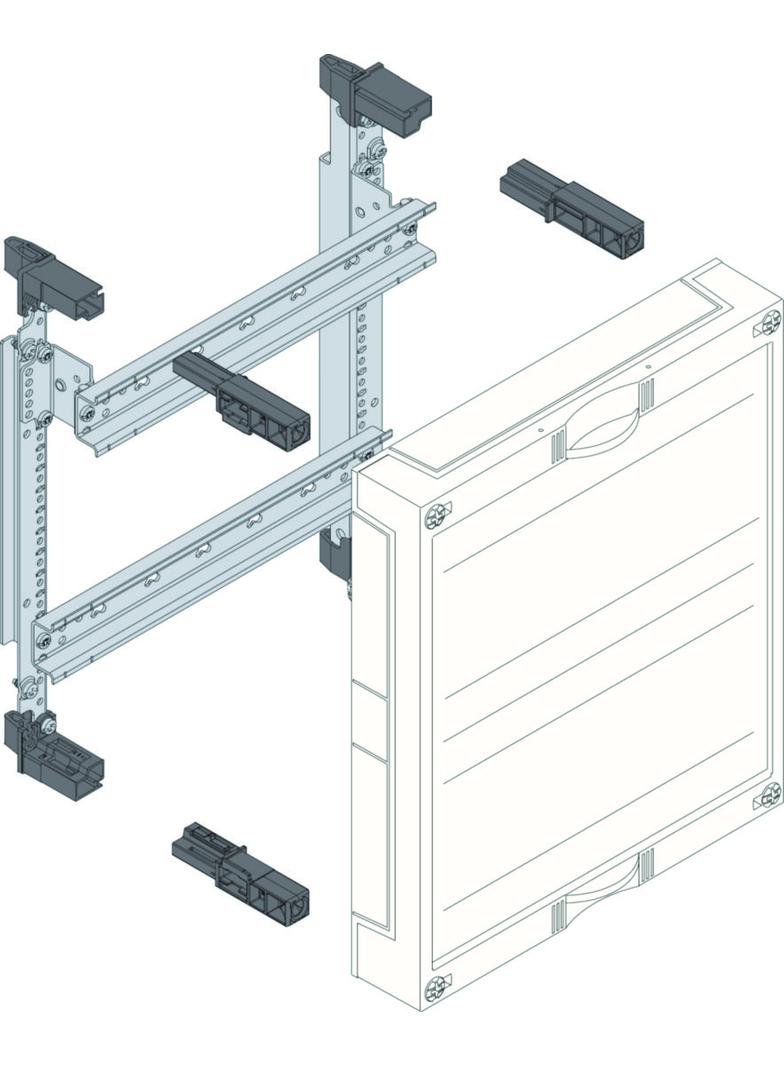 univers N Blok dla zacisków szeregowych poziomych 300x250mm UD21A1 HAGER