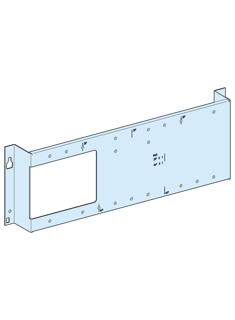Rozdzielnice PrismaSetpłyta montażowa pionowa na stałe do Compact NSX250