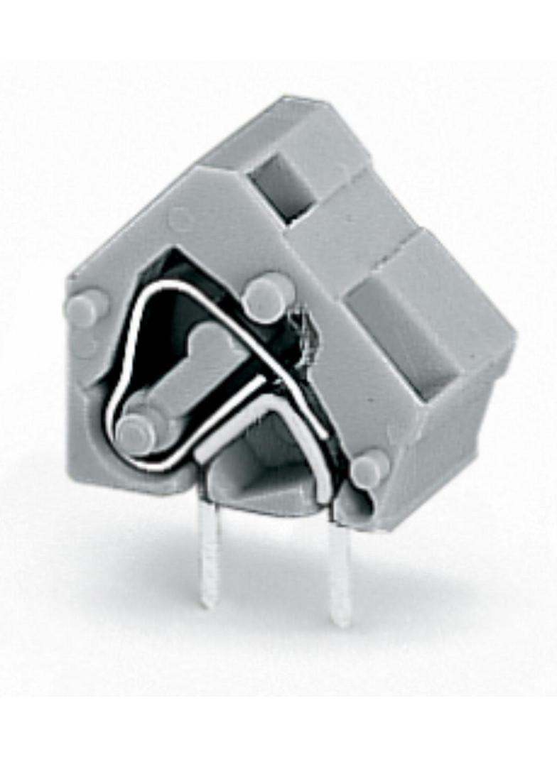 złączka do płytek drukowanych ciemnoszara raster 10/10,16 mm