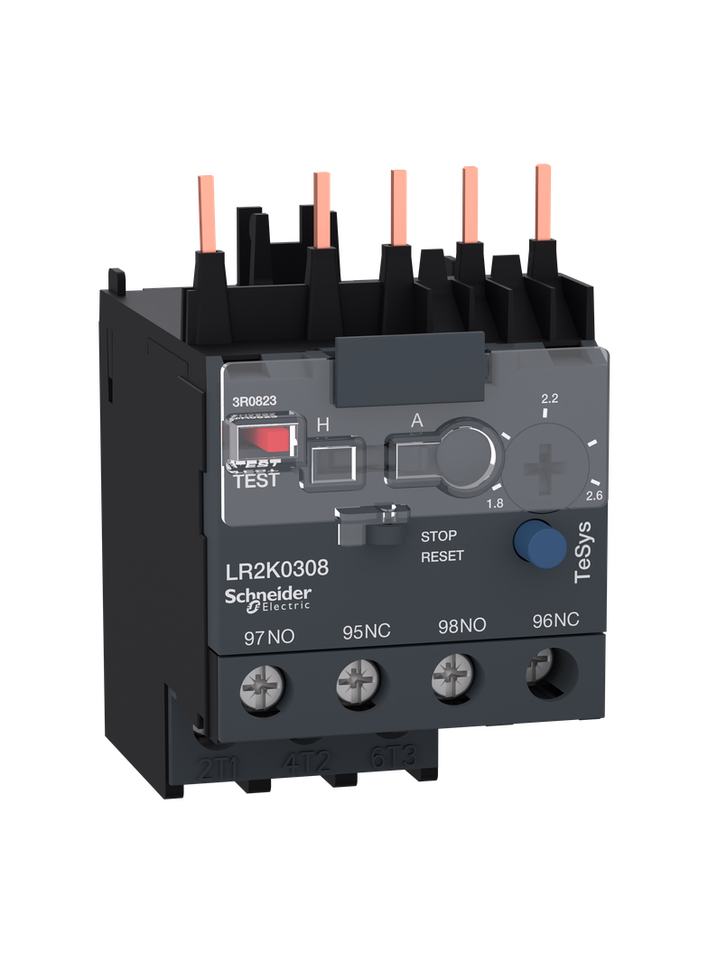 Przekaźnik cieplny, TeSys K, 1,8-2,6A, klasa 10