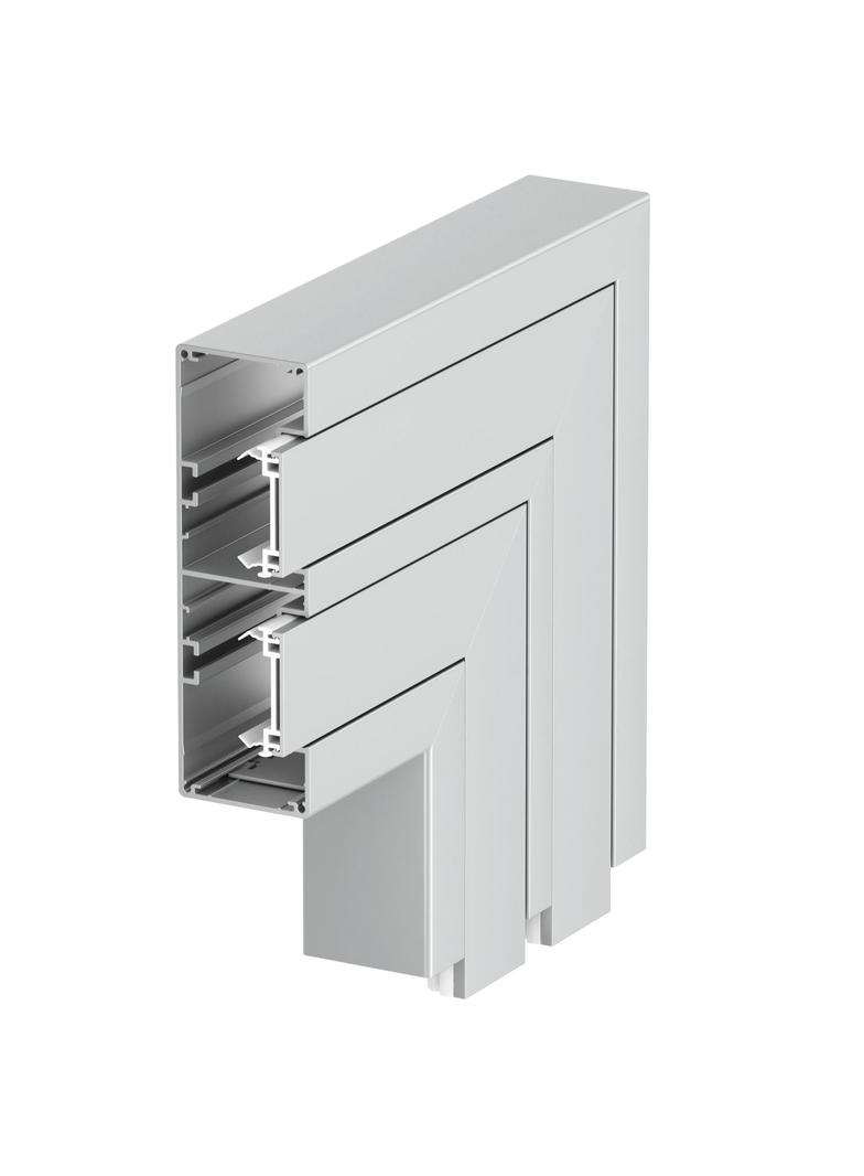 GA-FS53165EL, Naroże płaskie, stałe, Alu