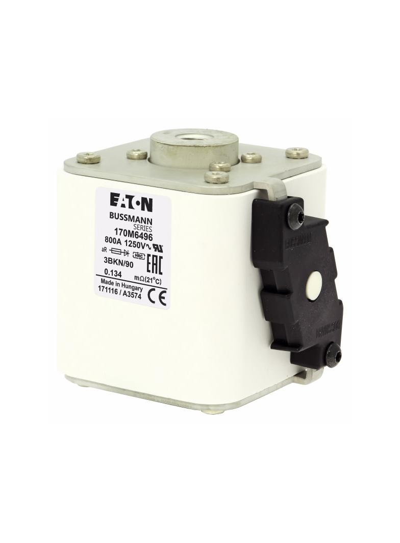 FUSE 800A 1250V 3BKN/90 AR Wkładka szybka 800A AC 1250V rozmiar 3 76x92x91 mm aR IEC UL w 170M6496 E