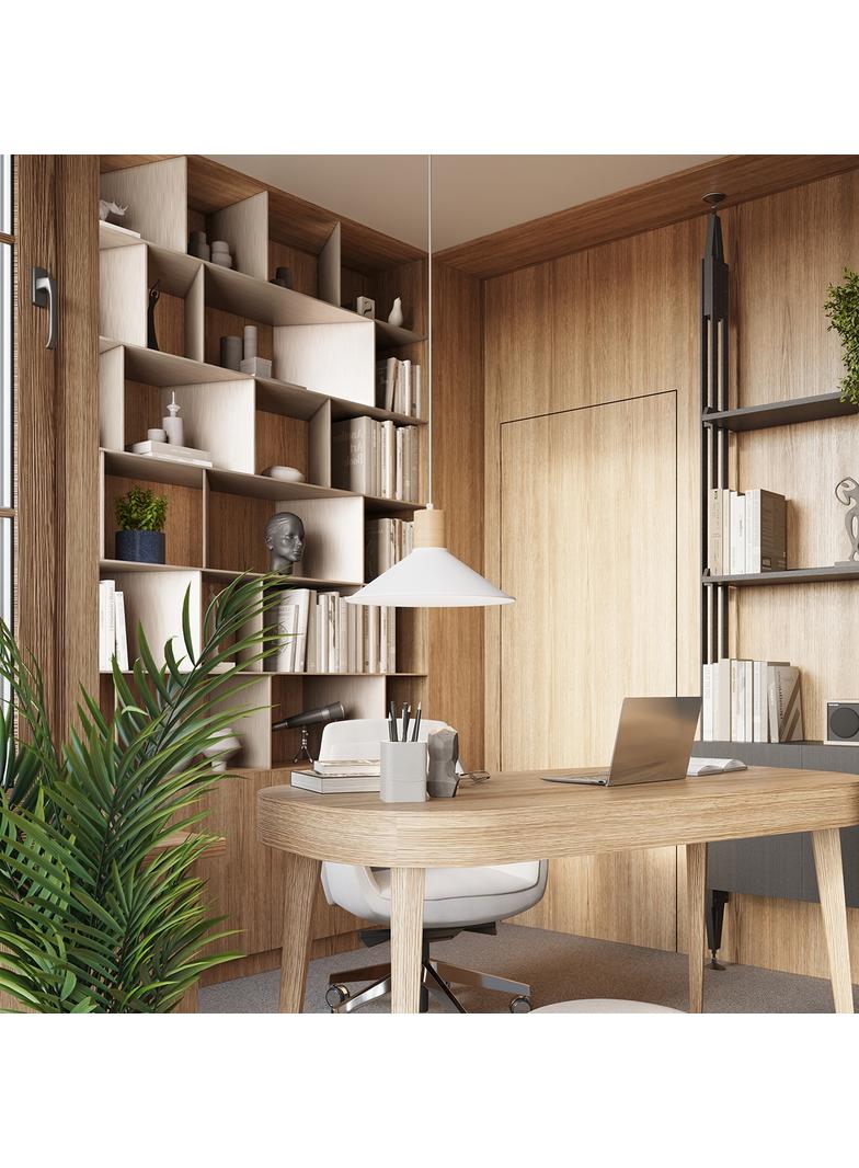 Lampa wisząca JAGA biała