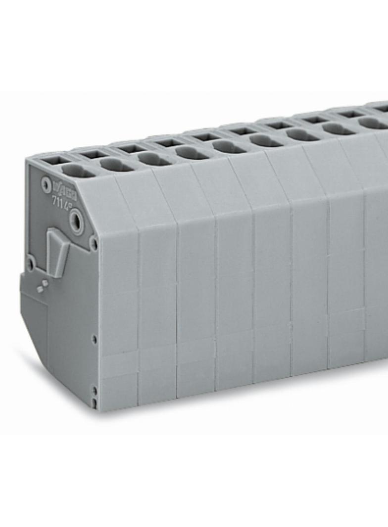 listwa do transformatorów 4 mm2 8-torowa pomarańczowa