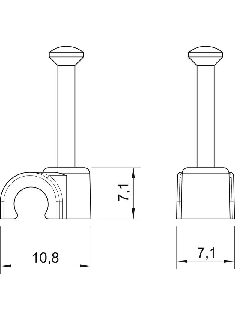 2005, KLIPSY PRZYB.DO KABLI 5MM B.