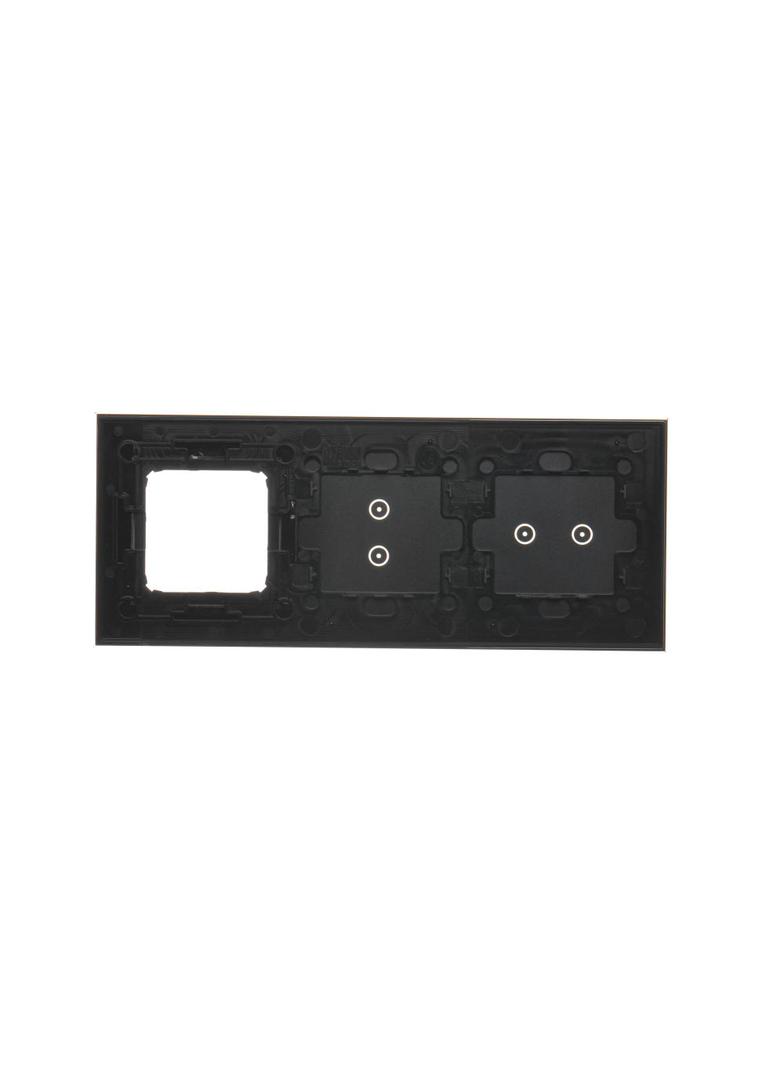 Simon 54 Touch Panel dotykowy S54 Touch 3 moduły 2 pola dotykowe poziome + 2 pola dotykowe pionowe + 1 otwór na osprzęt S54 księżycowa lawa DSTR3230/74 KONTAKT