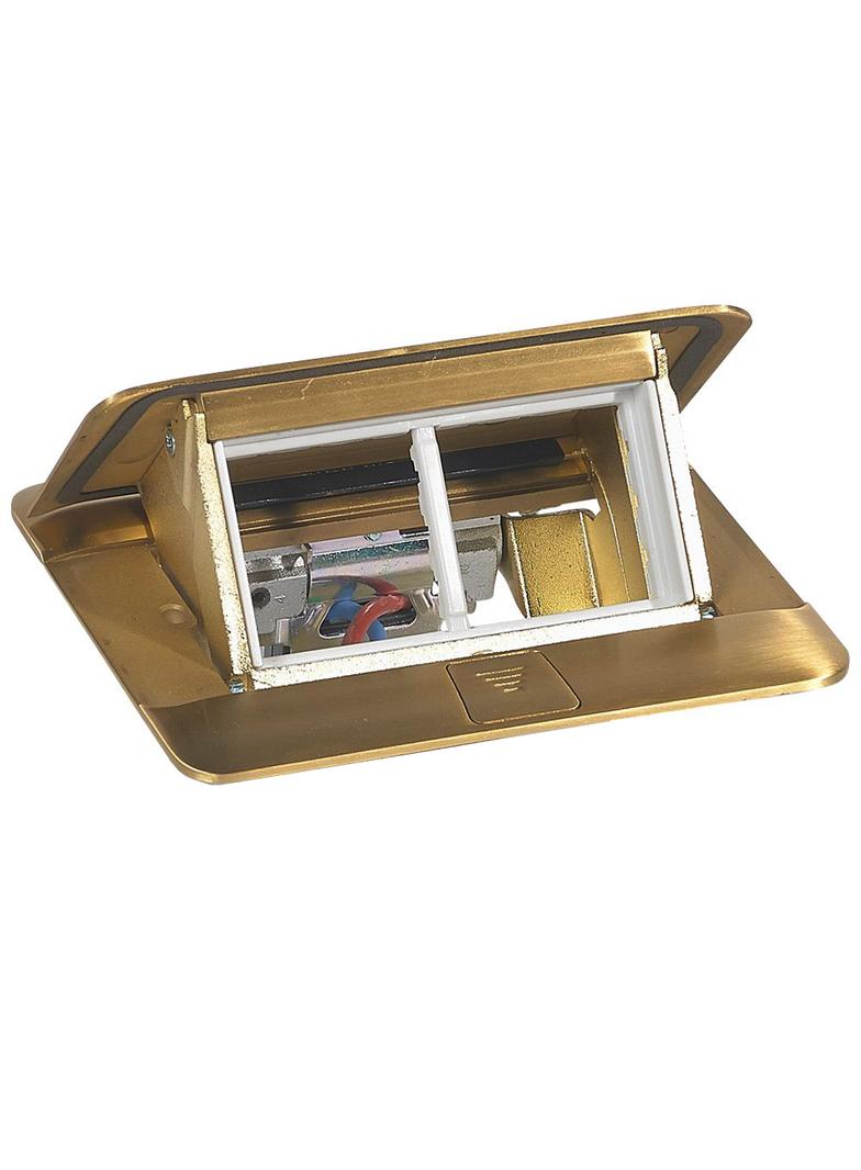 MINIPUSZKA POP-UP DO WYPOSAŻENIA, 4 MODUŁY, MOSIĄDZ, Legrand