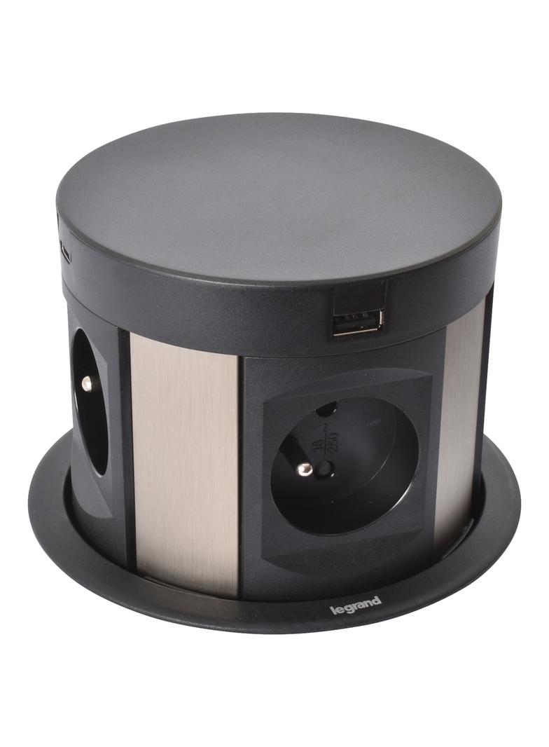 INCARA: TOWER 120 - 4X2P+Z / 2XUSB A / 2XUSB C - 2,0 M, Legrand