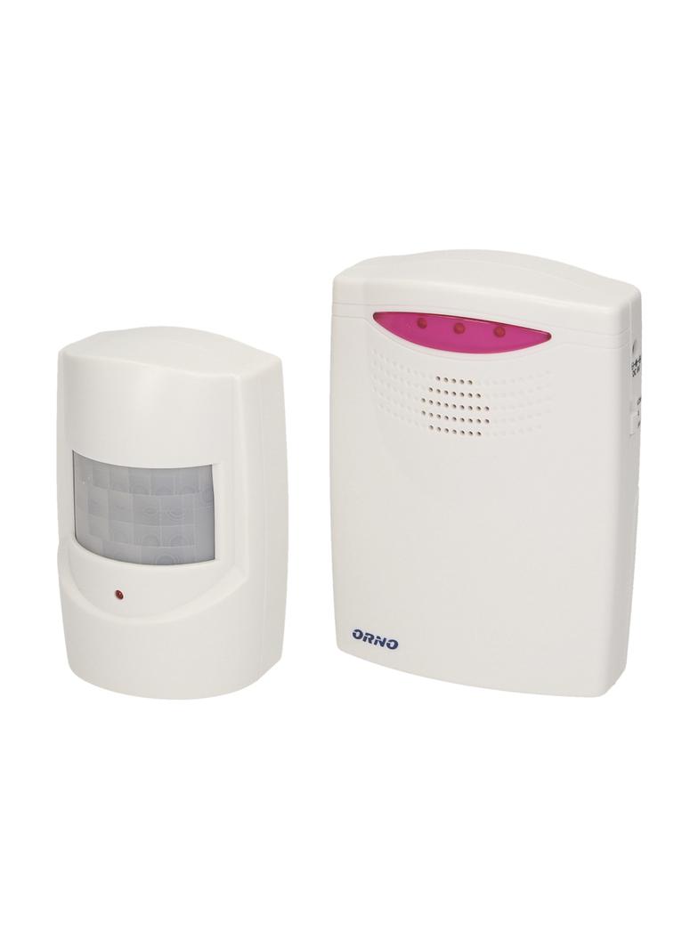 Czujnik ruchu z sygnalizacją bezprzewodową IP44 120m learning system bateryjny OR-MA-705 ORNO