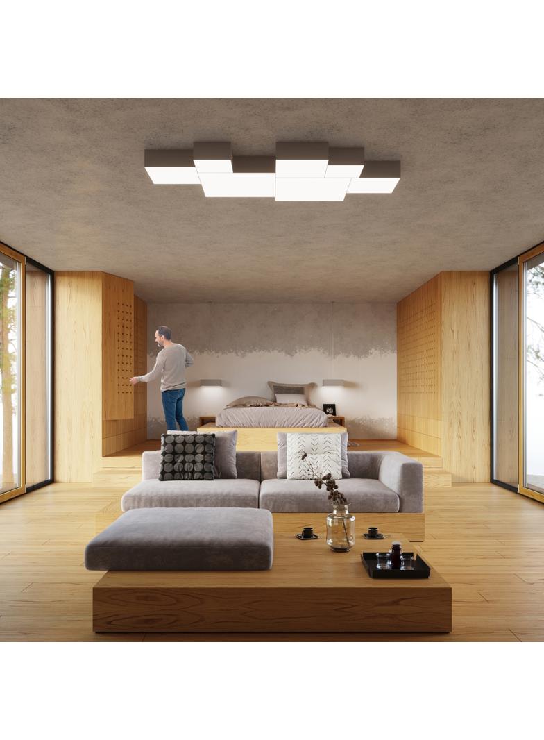 Sollux Plafon HORUS 55 szary SL.0921