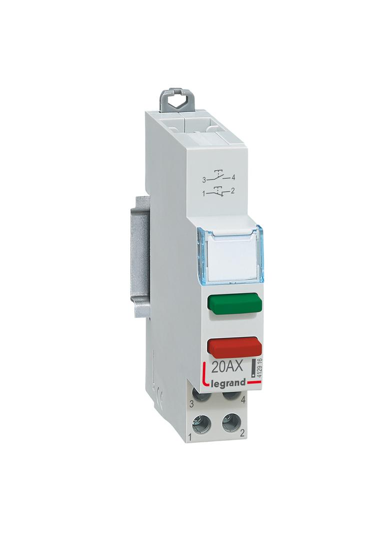Łącznik Przyciskowy Monostabilny Podwójny No+Nc 412916 LEGRAND
