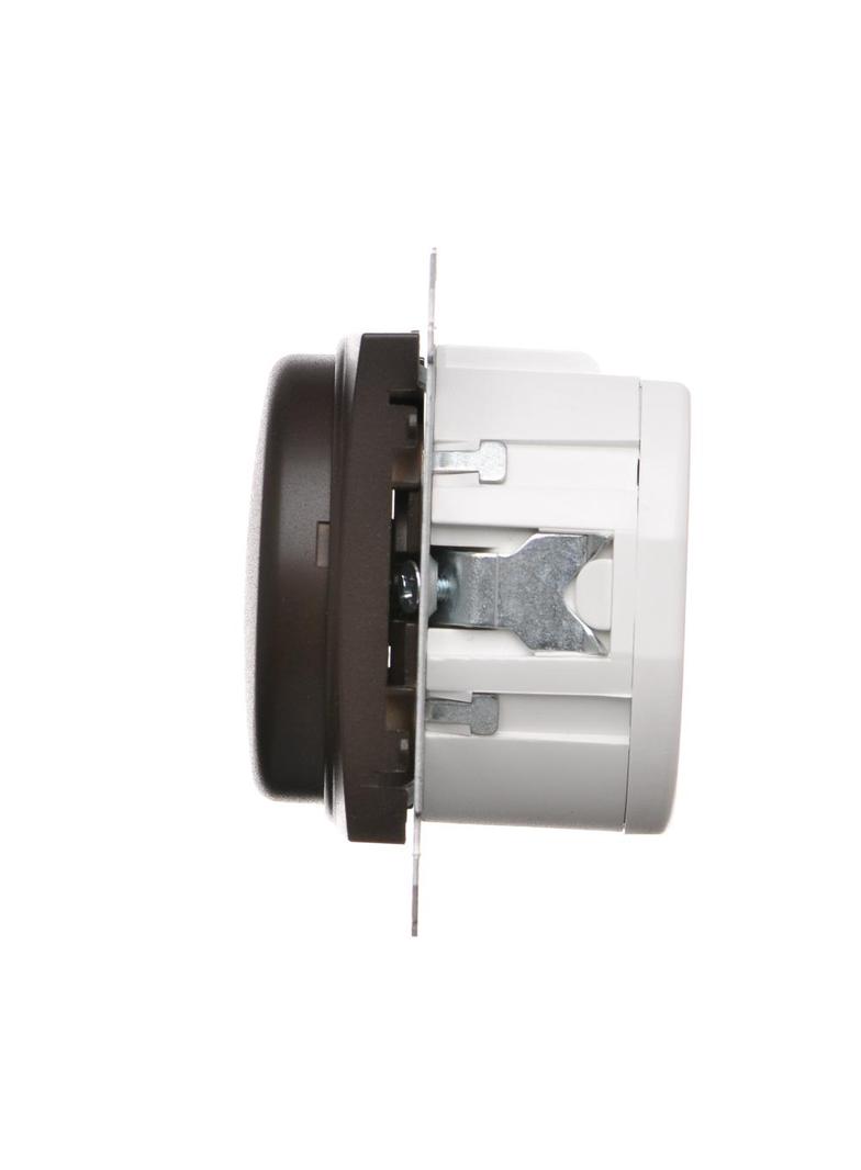 Simon 54 Ściemniacz obrotowy dwubiegunowy do LED ściemnialnych 230V 5-215W brąz mat *Wymagana instal