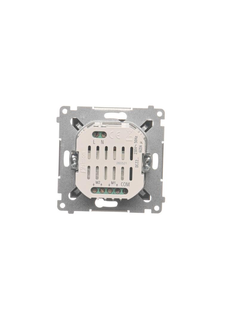 Simon 54 Łącznik/Przycisk roletowy podwójny elektroniczny 230 V brąz mat DEZ2.01/46 KONTAKT