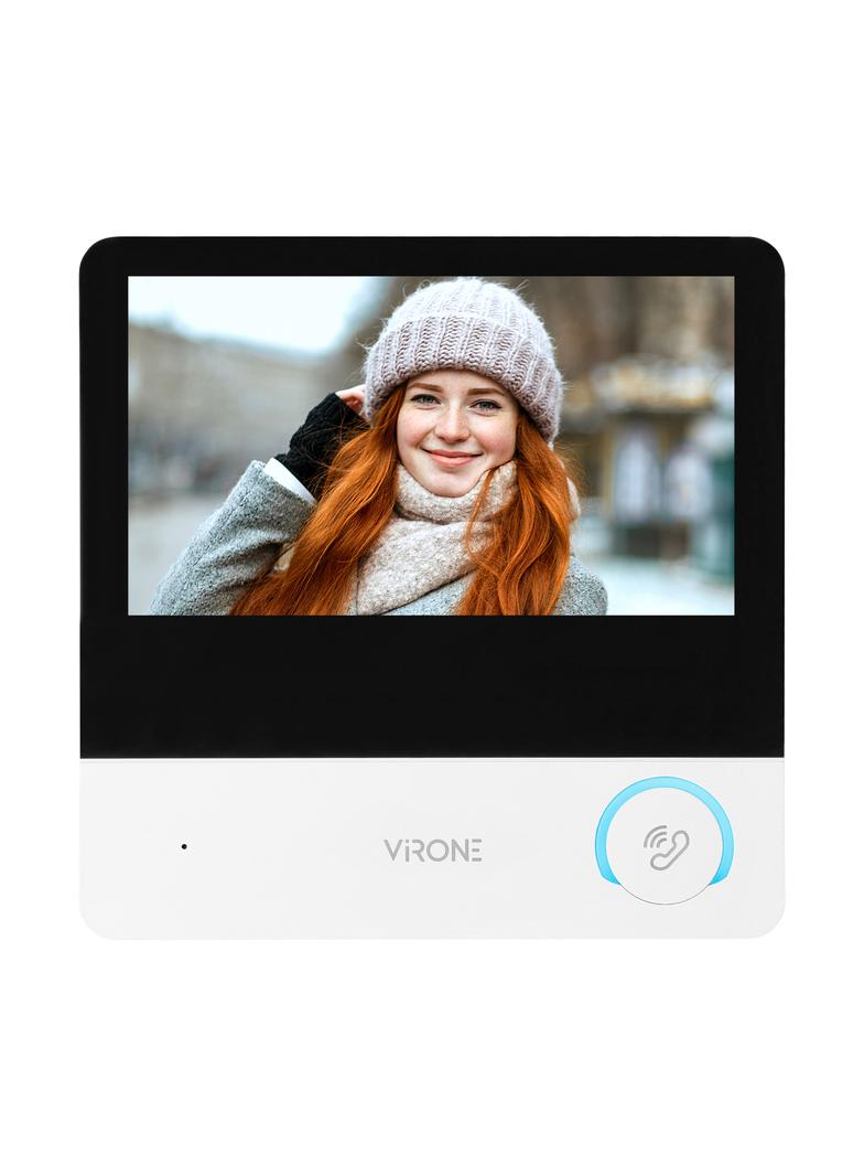 Wideodomofon domofon FULL HD 7 cal polskie menu czytnik RFID daszek furtka + brama CETI VDP-60FHD OR