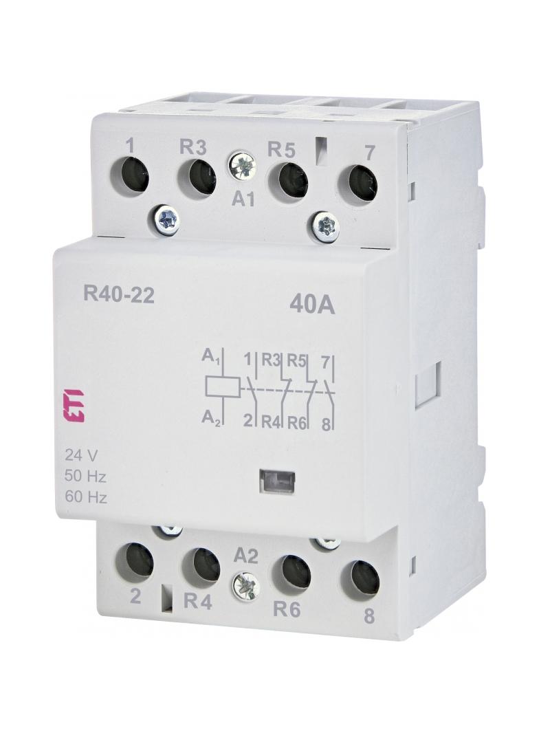 Stycznik modułowy 40A 2Z 2R 3M 4P R 40-22 24V 002463431 ETI