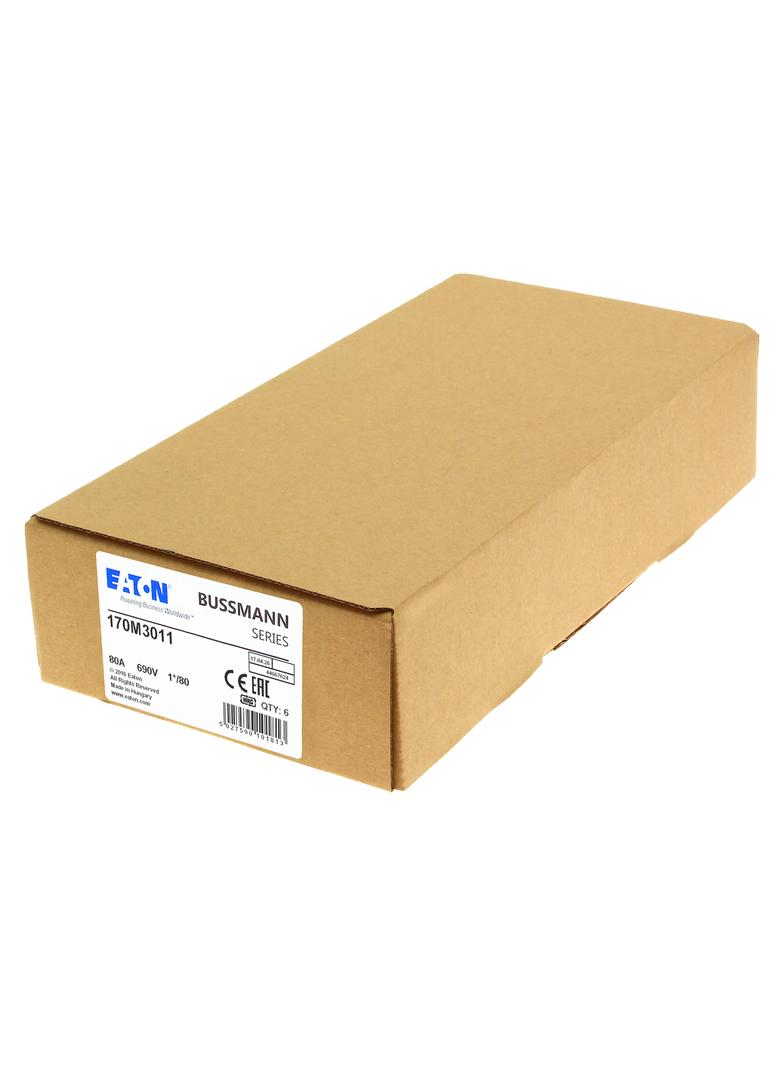 80A 690V 1*/80 aR INDICATOR FUSE Wkładka szybka 80A AC 690V compact DIN 1 45x45x104 mm aR 170M3011 E