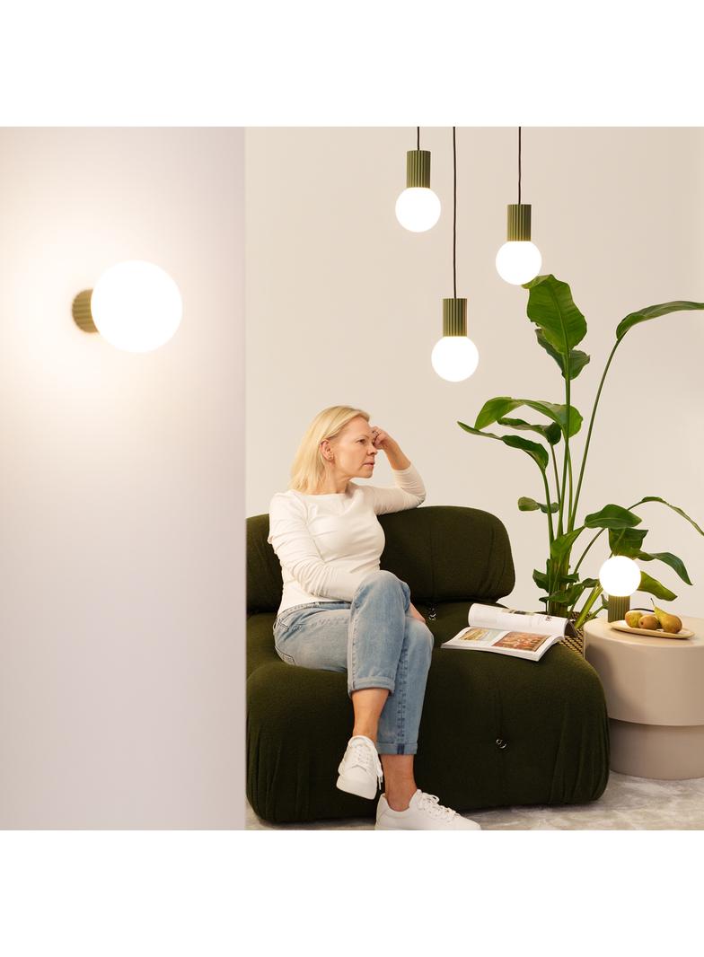 Lampa biurkowa HALO zielona oliwka
