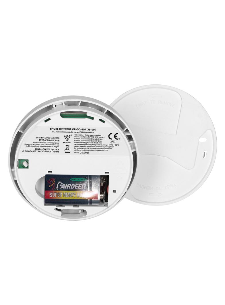 Bateryjny czujnik dymu 9V DC OR-DC-609 ORNO