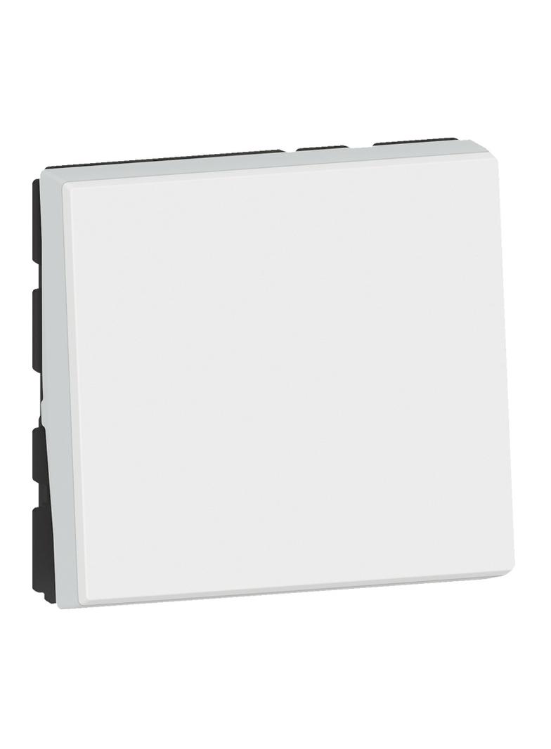 MOSAIC PRZYCISK JEDNOBIEGUNOWY - 2 MODUŁY BIAŁY ANTYBAKTERYJNY 6X-250V~, Legrand