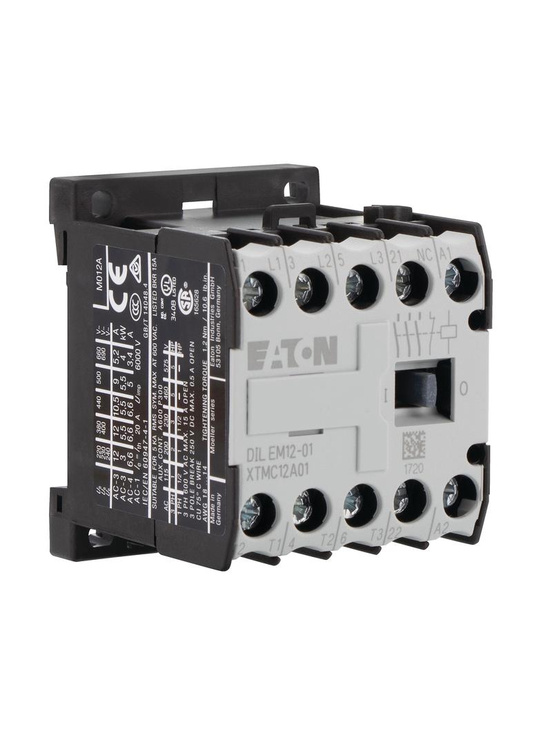DILEM12-01(230V50/60HZ) Stycznik mocy miniaturowy 12A 5,5kWA 127098 EATON
