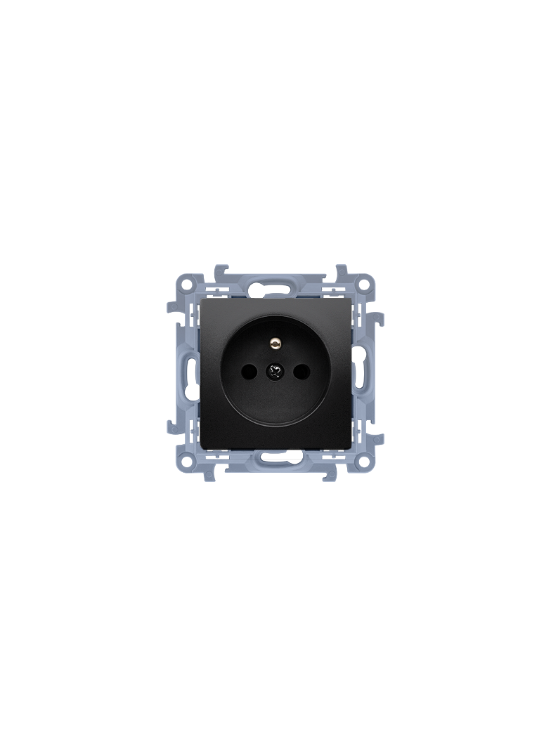 Simon 10 WC-GZ1CZXXX-01-49X Gniazdo z/u pojedyncze z przesłonami to