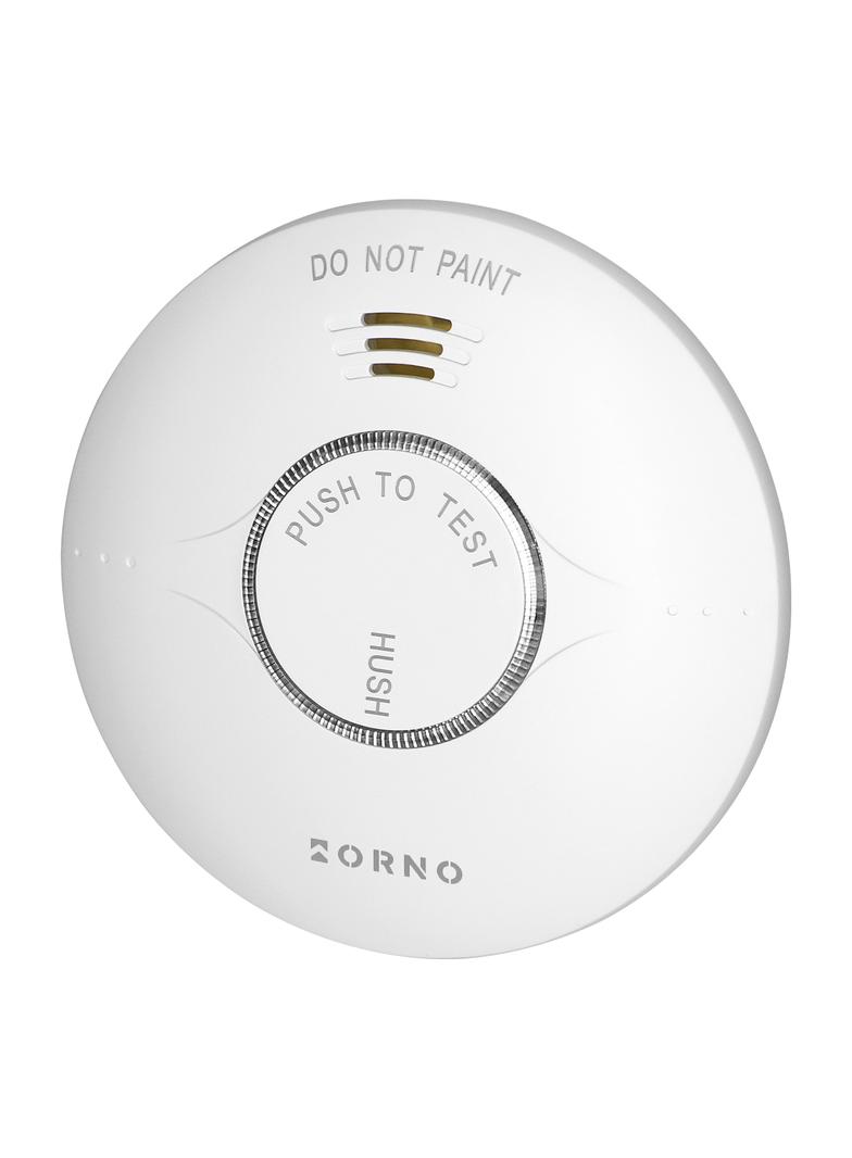 Bateryjny czujnik dymu, wbudowana bateria, żywotność sensora i baterii 10 lat