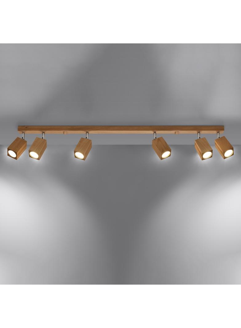 Sollux Plafon KEKE 6 dąb SL.1039