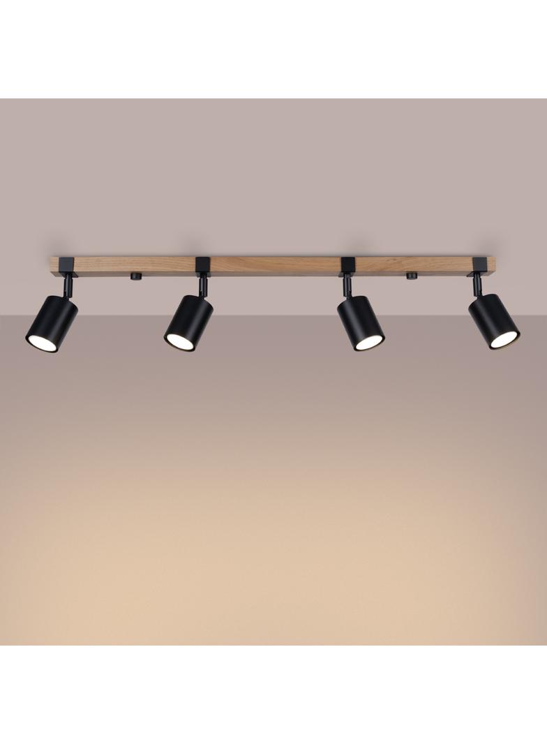 Plafon FAGER 4L czarny