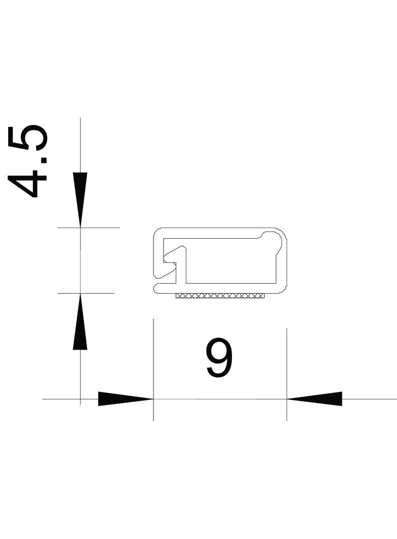 WDK MD4, MINIKANAŁ Z POKR.ZAWIASOWĄ.4,5/9