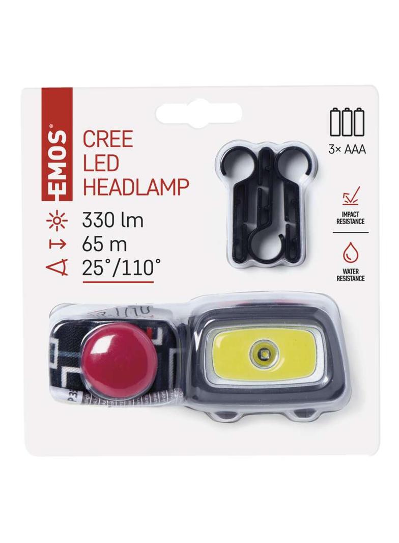 Latarka czołowa LED 330lm COB+CREE 3×AAA P3531 EMOS