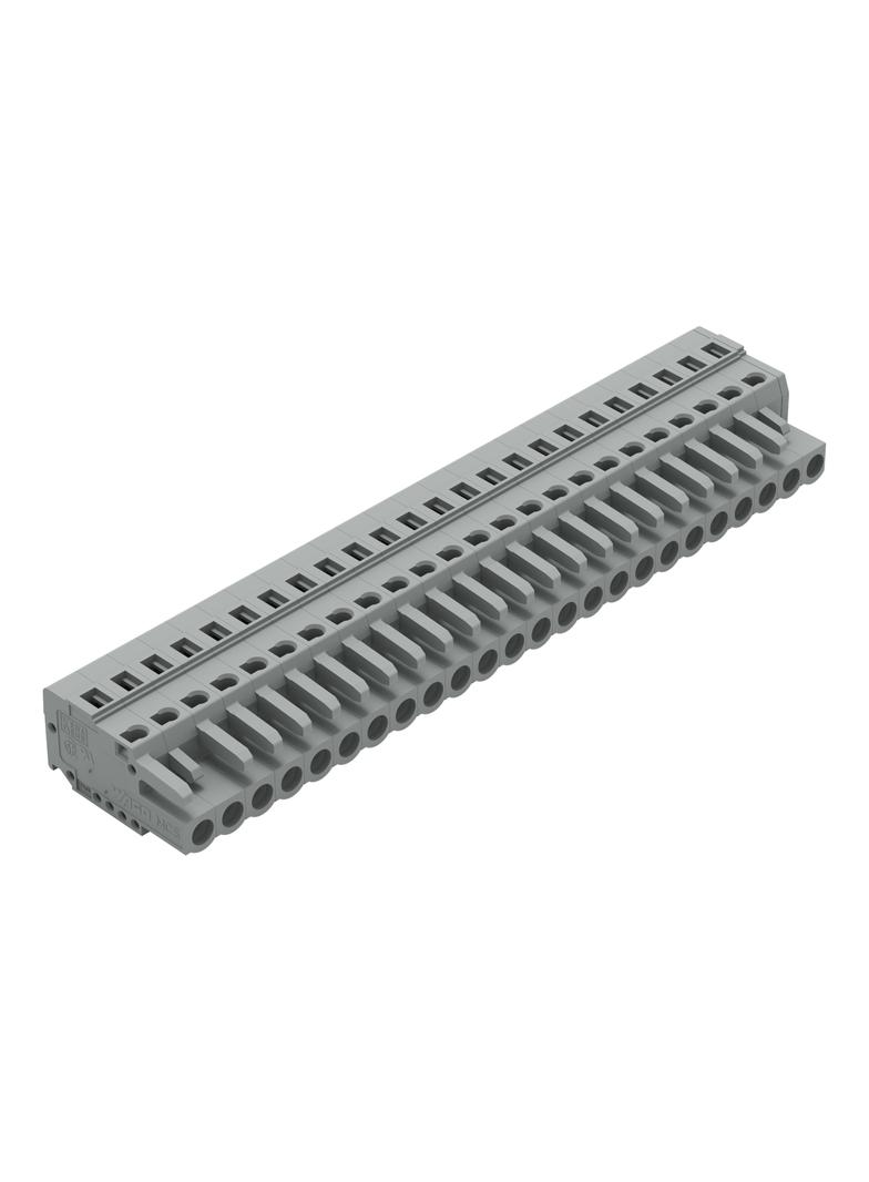 MCS-MIDI Classic gniazdo 24-bieg. szare raster 5 mm /10szt./ WAGO