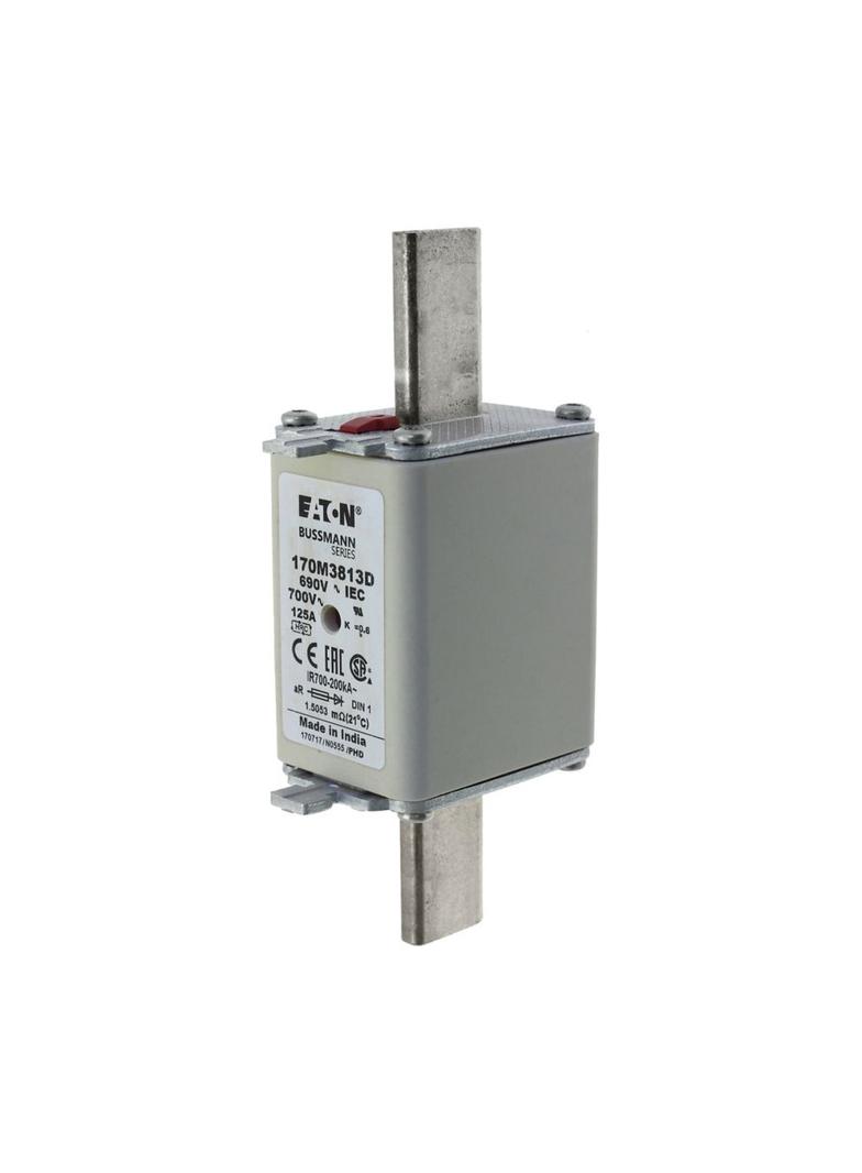 FUSE 125A 690V aR DIN 1 HSDNH Wkładka szybka 125A 690V aR DIN 1 podwójny wskaźnik 170M3813D EATON