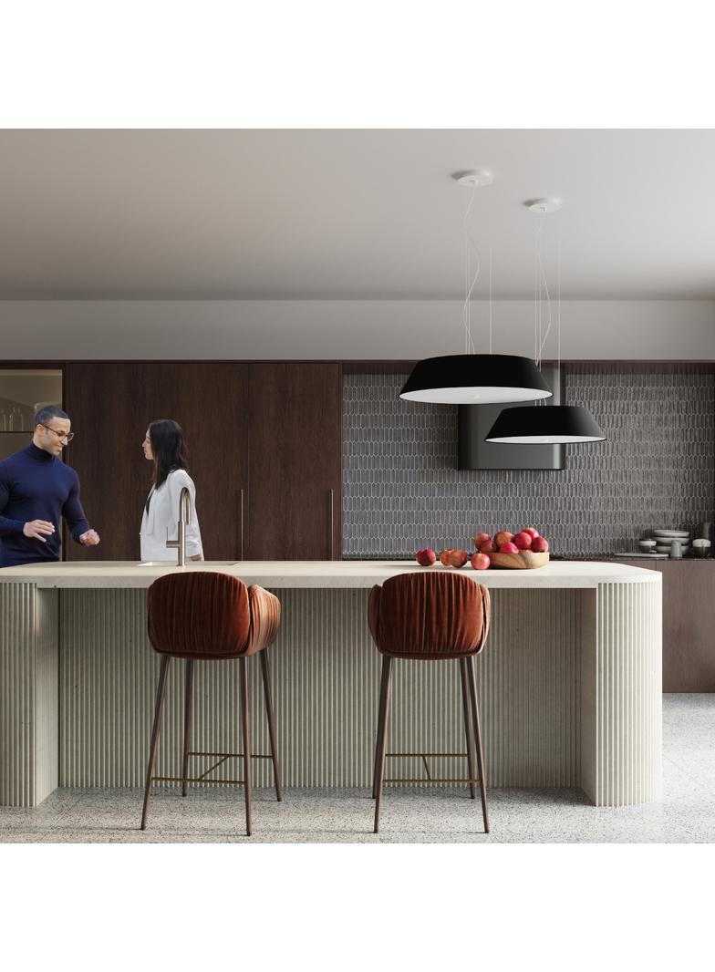 Sollux Plafon VEGA 70 czarny SL.0822