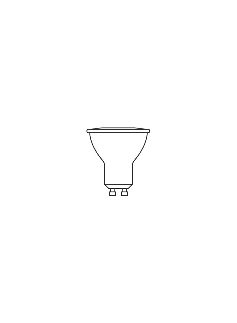 LED VALUE PAR16 50 36 4,5W 827 230V GU10 BK LEDVANCE