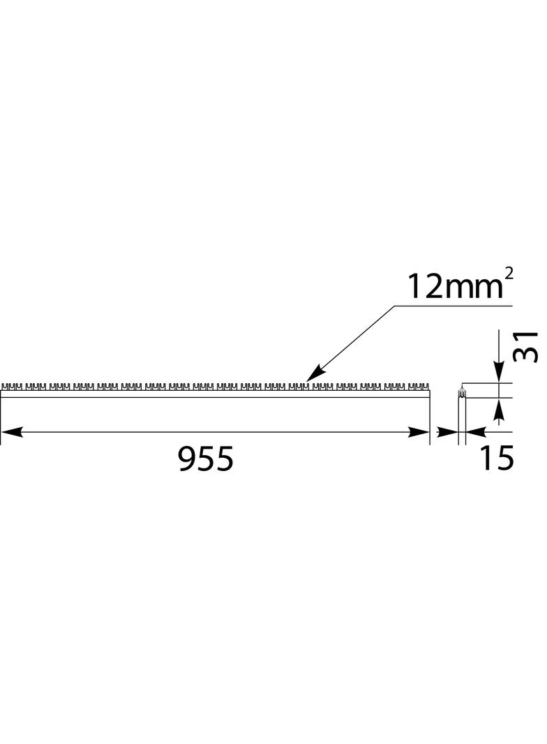 Szyna łączeniowa widełkowa 3P 54M S54 3F-12 45.312 OPATÓWEK