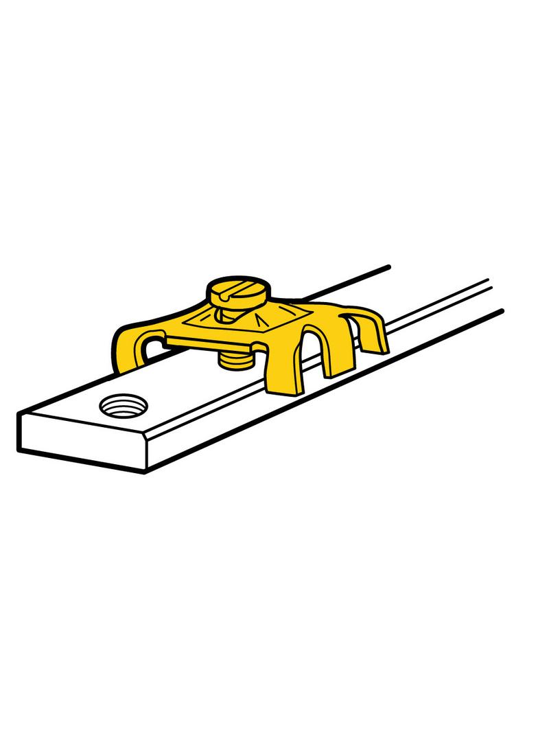 ZACISK DO SZYN Z OTWORAMI M5 2 X 10 MM2, Legrand
