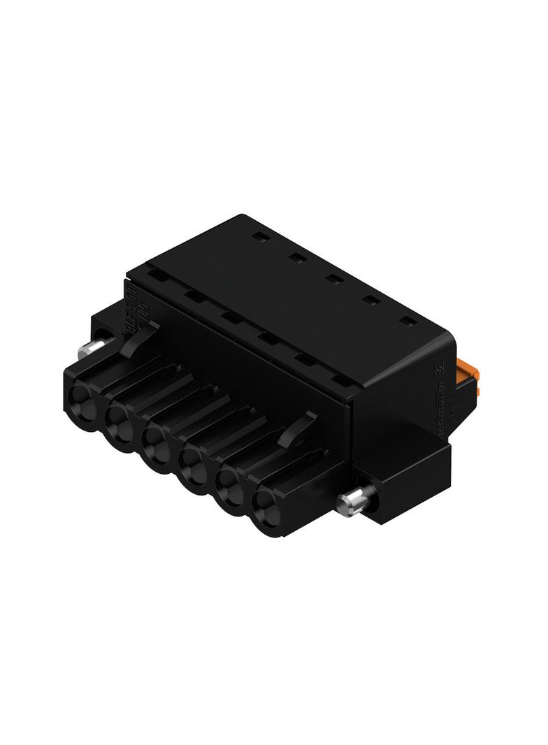BLF 5.08HC/06/180F SN BK BX Wtyk PCB (złącze wiązki), 5.08 mm, Liczba biegunów: 6, PUSH IN, Złącze sprężynowe /42szt./ 1012680000 WEIDMÜLLER