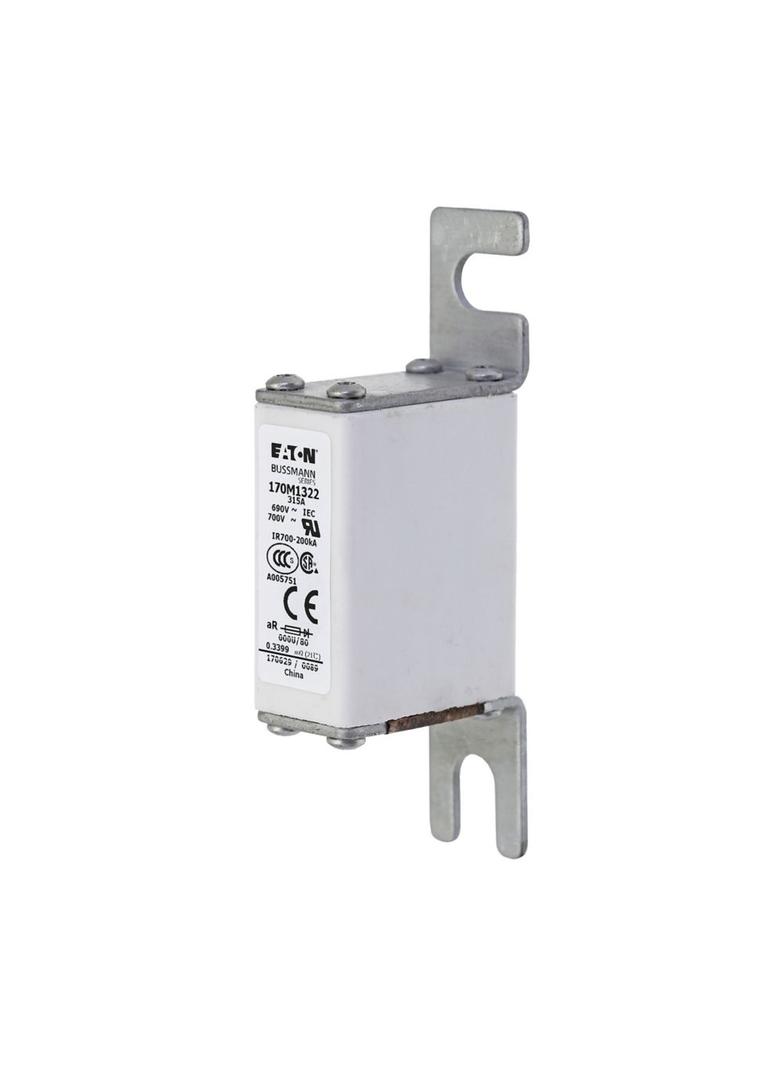 315A 690V IEC aR 000U/80 SQUAREBODY FUSE Wkładka szybka 315A AC 690V DIN 000 21x40x100 mm, 170M1322