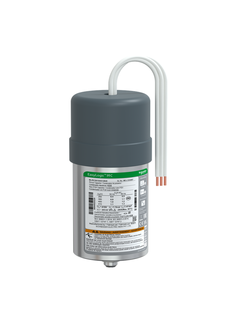 EasyCan kondensator - 1/1,2 kvar - 400 V - 50/60Hz