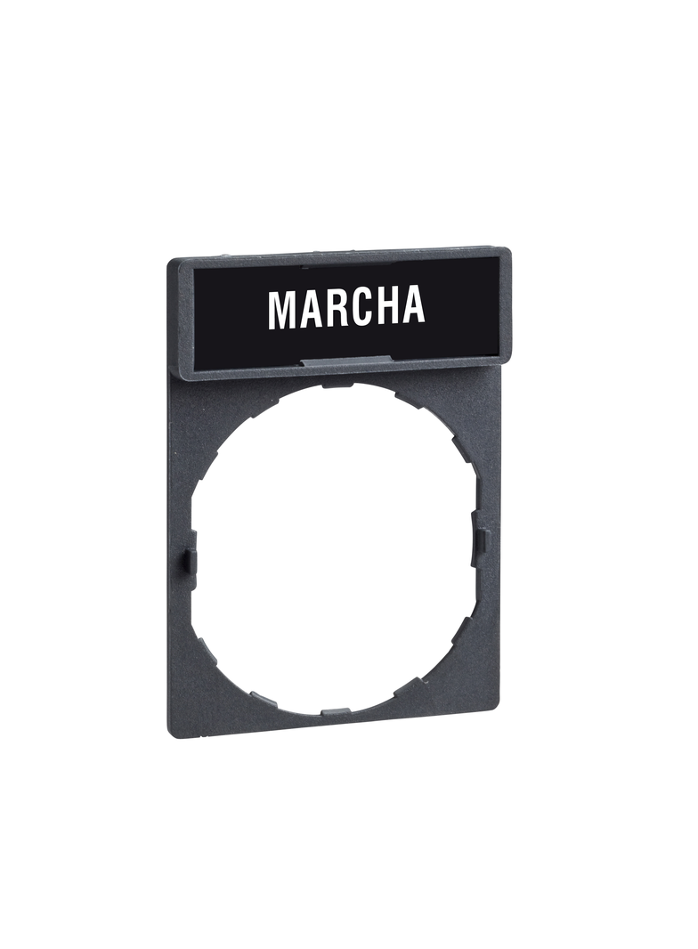 Harmony XB4 Ramka 30X40mm do mocowania etykiet o wymiarach 8X27mm MARCHA
