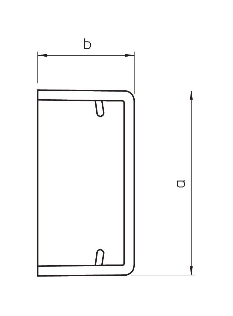 KOŃCÓWKA WDK 10X20MM CZ.B.
